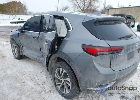 2021 Buick Envision Awd Essence z USA, uszkodzony, nr VIN LRBFZPR44MD084478